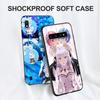 Black Tpu Case For Samsung Galaxy A50 50S A30S A10 A01 A11 A21S A31 A41 A51 A71 Cover Ram Rem Anime Cartoon