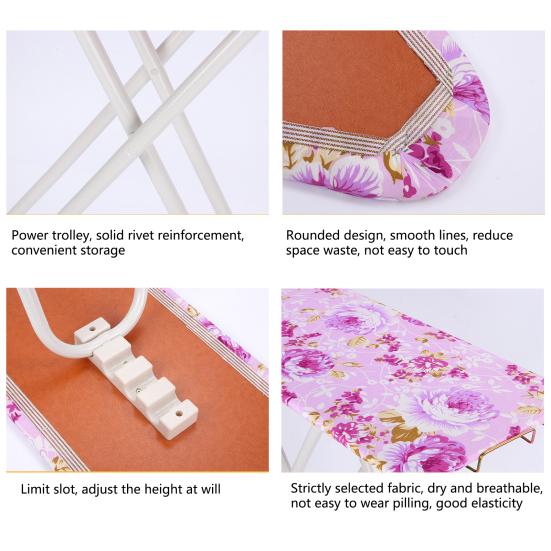 Anti-skid Freestanding Ironing Board Non-Slip Extra-Long Ironing Clothes