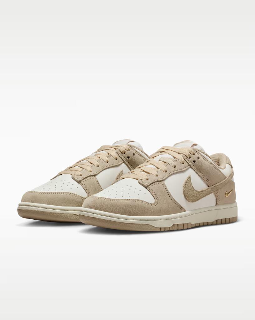 IO4244-101 Nike Dunk Low Sail Металлический Золотой Лен (Женский)