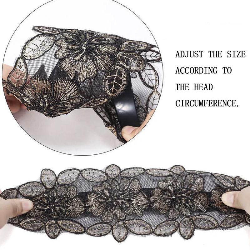 Повязка на голову женская с широкими полями кружевная повязка на голову повязка на голову заколка для волос для взрослых с зубцами противоскользящий головной убор