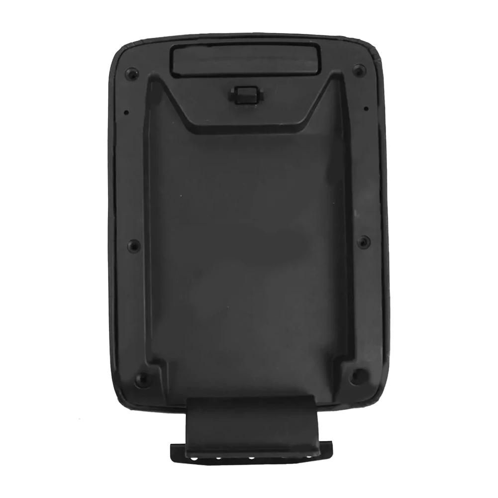 Console Lid Cover Black Leather Armrest Car Interior Long-lasting Performance Quick Installation Reliable Materials