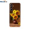 Чехол для Samsung Galaxy M35 M55 Милый Цветок Мягкий Силиконовый Задний Чехол для Coque Samsung M 55 M 35 5G Чехол для Телефона Fundas Чехлы