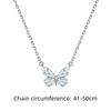 Simple Butterfly Necklace Glow in The Dark Diamond Bracelet Vintage Clavicle Chain  Women