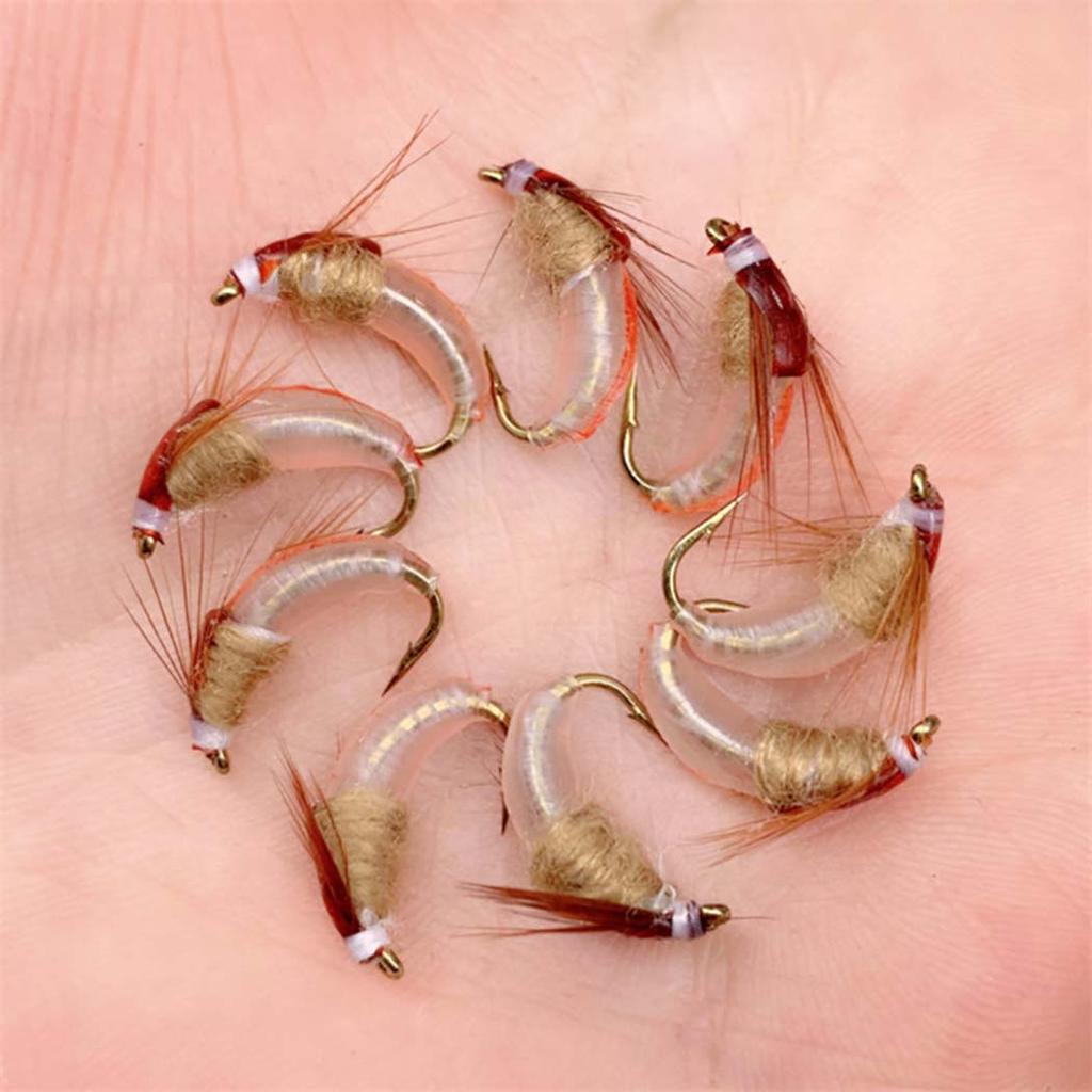 Fly Fishing Flies Kit, 24Pcs/Set Handmade Flies Fishing Lure, Dry/Wet Flies Fishing For Trout Bass Biomimetic Bait Lure, With Flies Box