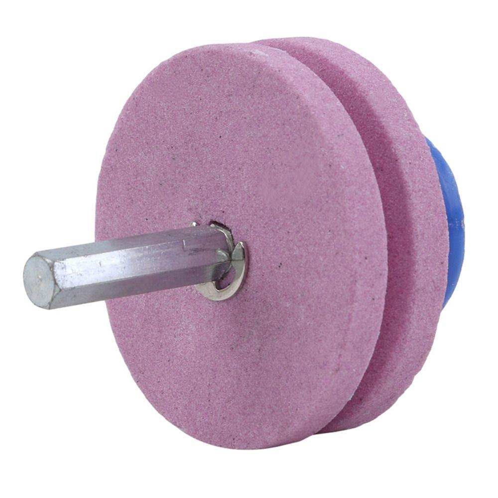 Quick Install Lawn Mower Edge Sharpener Double-layer Grinding Wheel Electric Drill