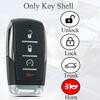 Key Fob Shell Case Replacement Fits for Dodge Ram 1500      2024 Keyless Entry Remote Control 4 Button Pad Key Fob Cover OHT-4882056