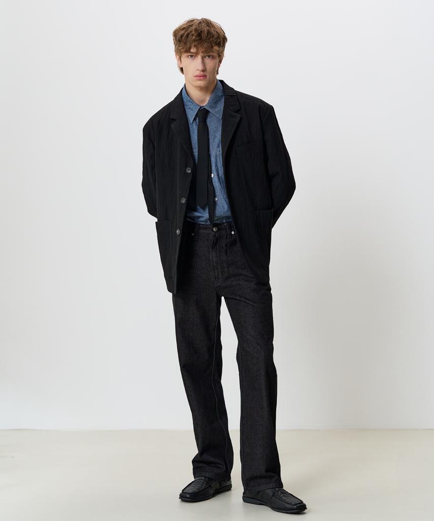 KNOUUN Winkle Blazer (Onyx Black)