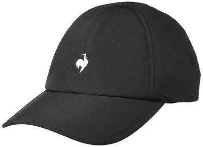 Coq FAN AIR Partial One F [Le Sportif] Кепка, Шляпа, Теннис, Кепка, Вентиляция, Пот, Тренировка, Простая, Сухая, Классическая, Острый, Черный,