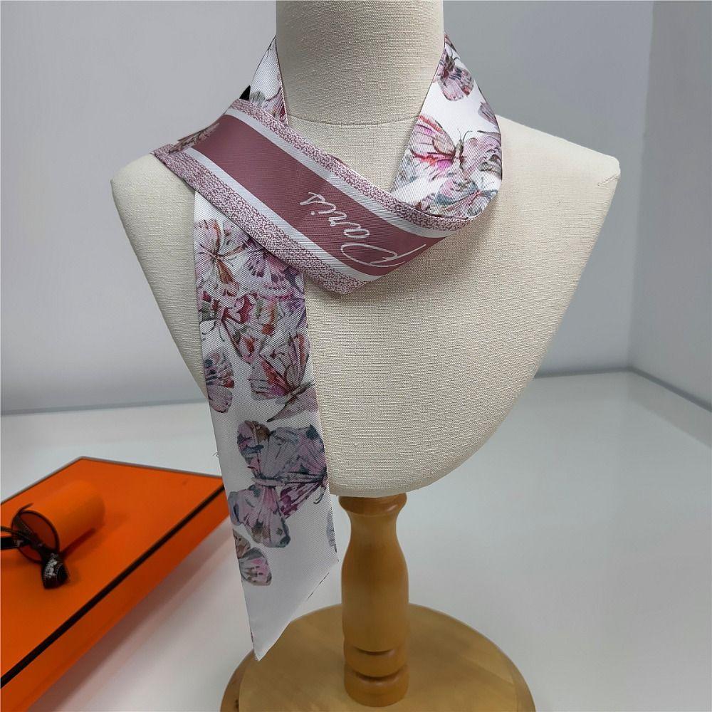 Floral Scarf Breathable Neckerchief Fashion Foulard Girl