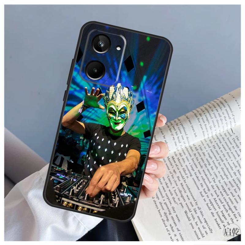 DJ Boris Brejcha Case For Realme C55 C67 C53 C51 C35 C33 C31 C30 C25s C21Y GT Neo 5 GT5 9 10 11 12 Pro Plus