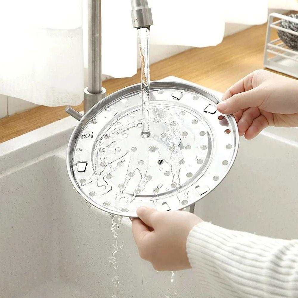 1 шт. Подставка-корзина Пароварка Кухонный инструмент Аксессуары Миска Кастрюля Новый Пароварочный поддон