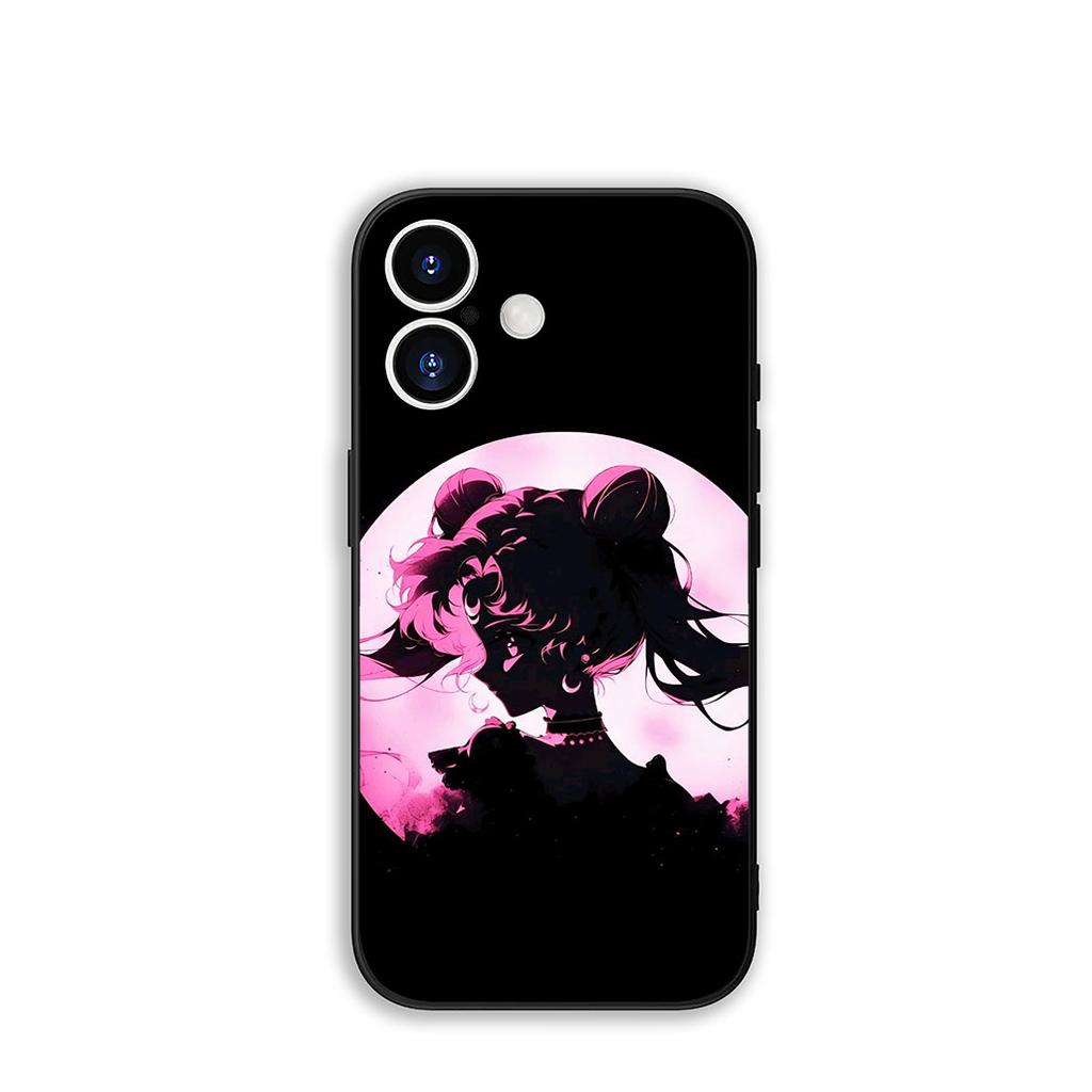 Чехол-бампер Cover для Apple iPhone 15 14 16 Plus XS 13 11 12 Pro Max XR X 16E ProMax Чехол для телефона Кот Моряки Красивая Девушка Луна