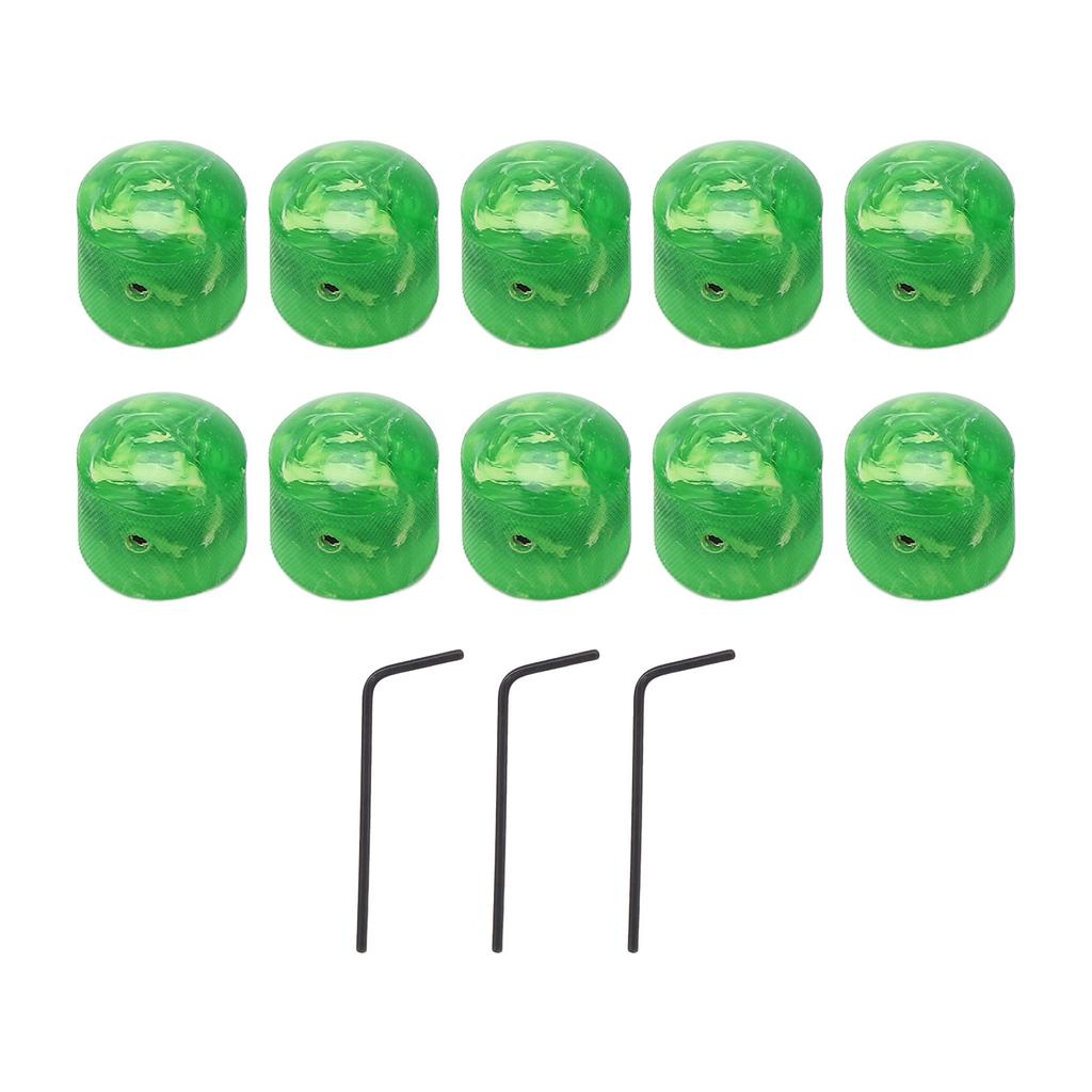 Ручки громкости и тона купольные пластиковые для управления, запчасти и аксессуары для электрогитары и бас-гитары с шестигранным ключом GD87