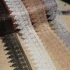 2 Y/Lot(182cm) Embroidered Net Lace Fabric Black White Coffee Lace Trim DIY Sewing Handmade Craft Materials 9.5CM Wide