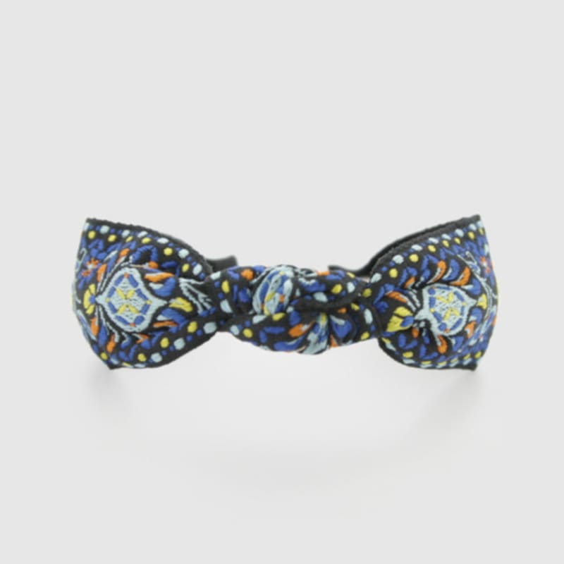 LALA Цветочная повязка для волос L-L Синяя