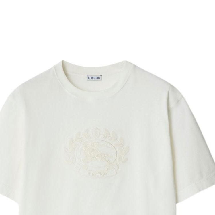 Burberry EKD-textured cotton T-shirt 80951051