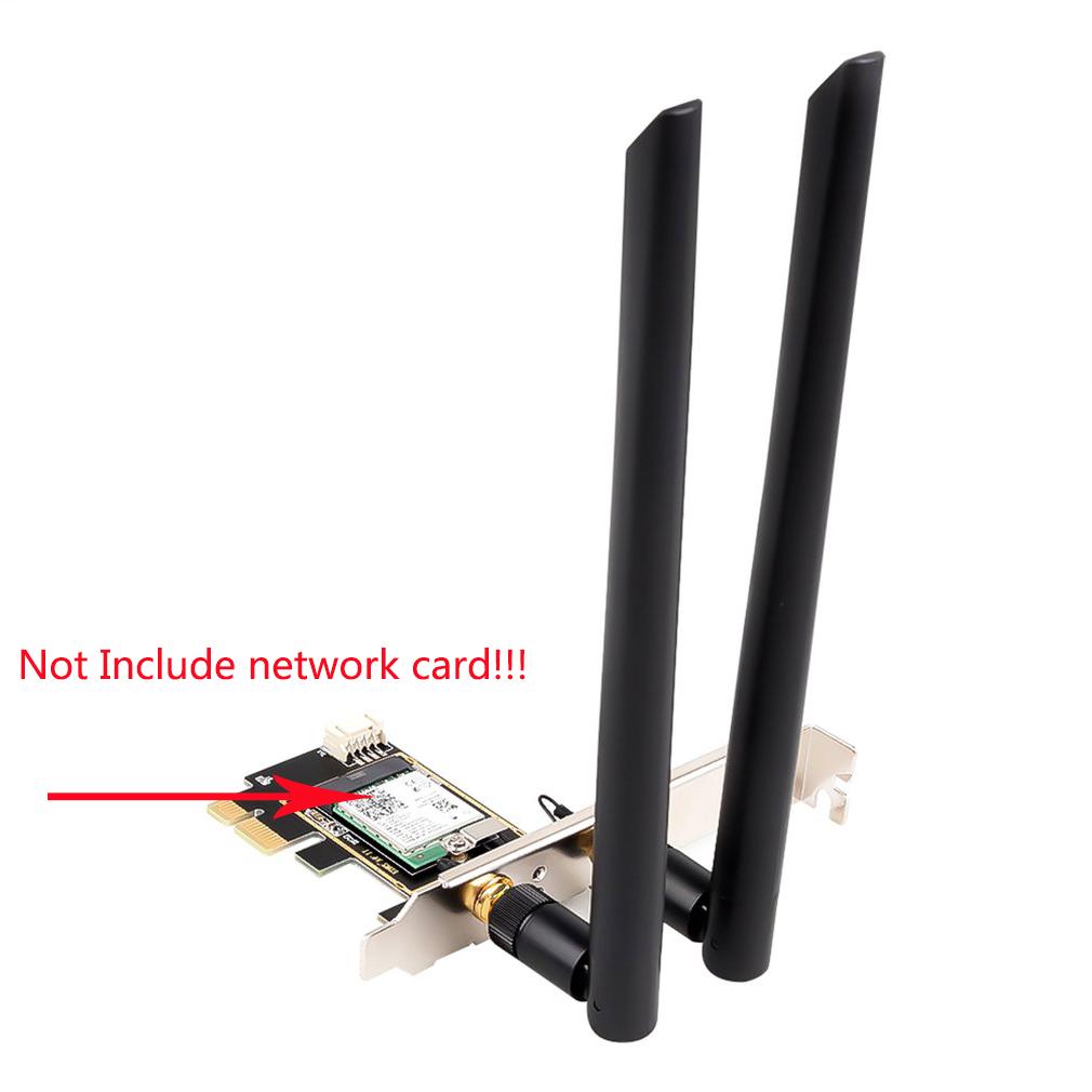 1× Плата M.2/NGFF на PCI-E PCI-EX16 WiFi Bluetooth Адаптер для ПК для Intel AX200 Новый