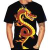 Dragon Animal 3D Print T Shirt Spring Summer Tee Women Men Clothing Plus Size O Neck Short Sleeve Loose Tops Breathable Couples Shirts