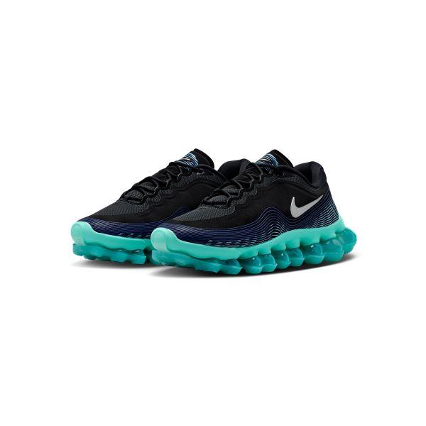 Nike Air Liquid Max Черные Сияющие Синие Мужские Кроссовки Аврора-Зеленый Хром IQ7635-001