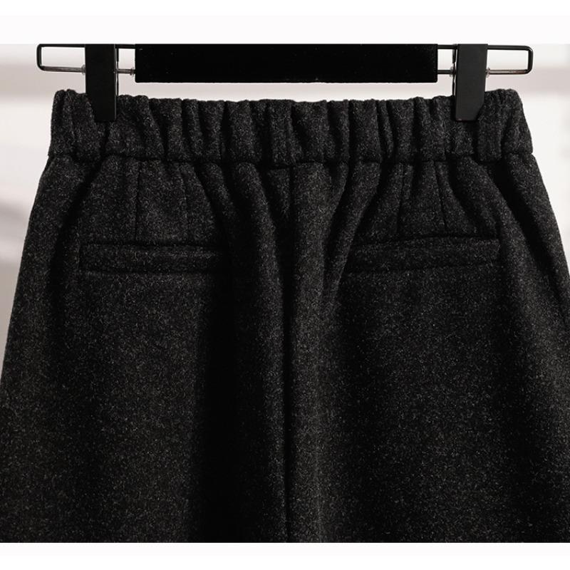 DIMANAF 2025 Осень Зима Женские Брюки Большого Размера Толстые Теплые Модные Женские Длинные Брюки Оверсайз Свободные Штаны