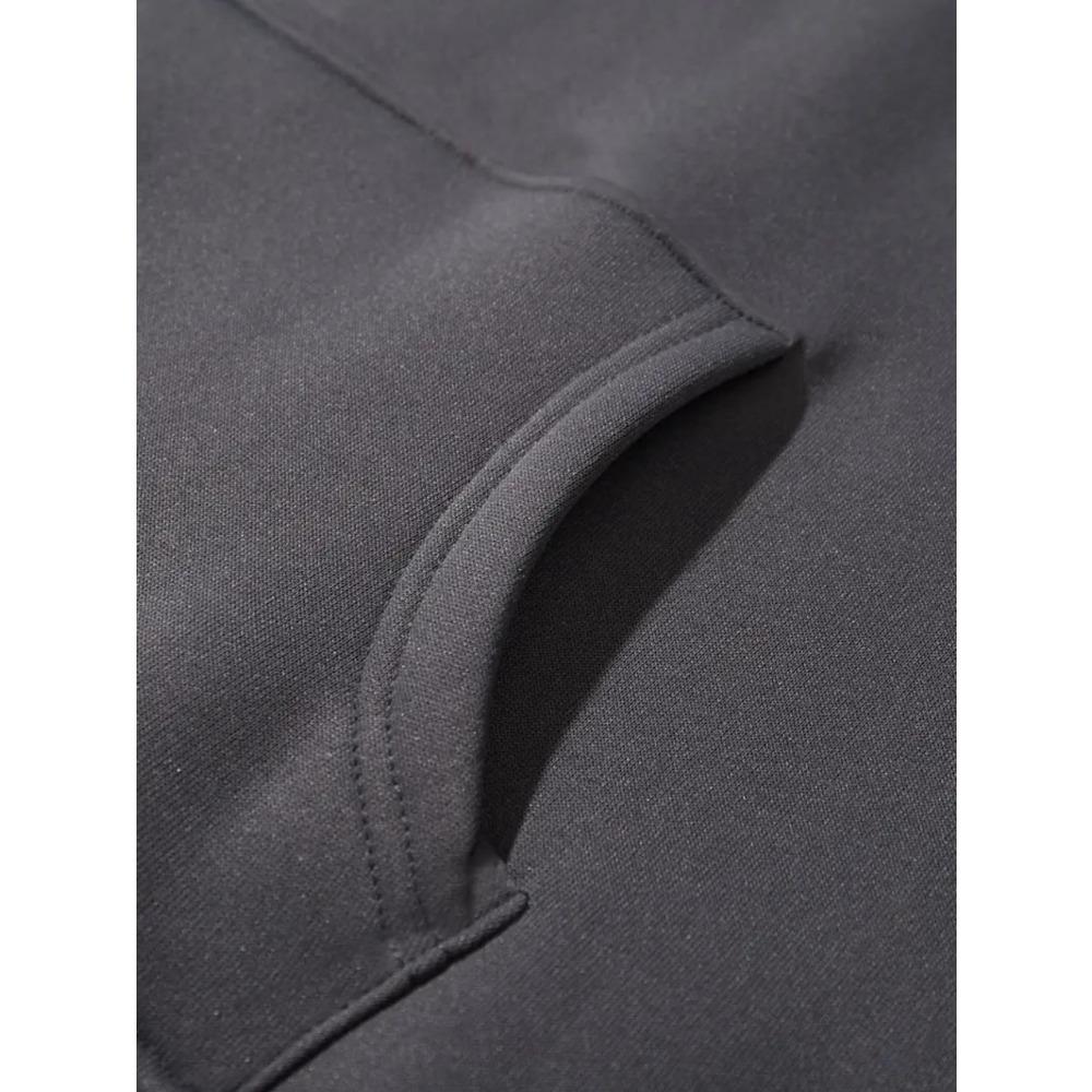 Мужская толстовка с капюшоном, свободного кроя, на молнии, куртка-худи, уличная одежда, повседневная верхняя одежда для повседневных занятий спортом, прочная конструкция, уличный стиль