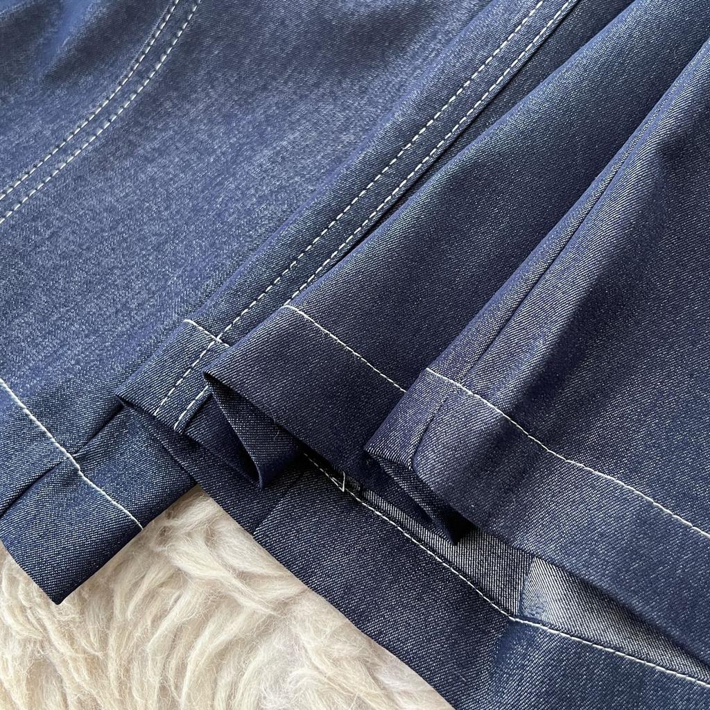 Дизайнерское летнее платье для женщин высокого класса V-образный вырез без рукавов однобортный топ женский костюм-двойка повседневные брюки клеш