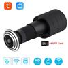 Wifi Door IP Camera TF Card Audio Door Eye Hole Home 720P 1.66mm Wide Angle FishEye Lens Network Peephole Cateye P2P Tuya APP
