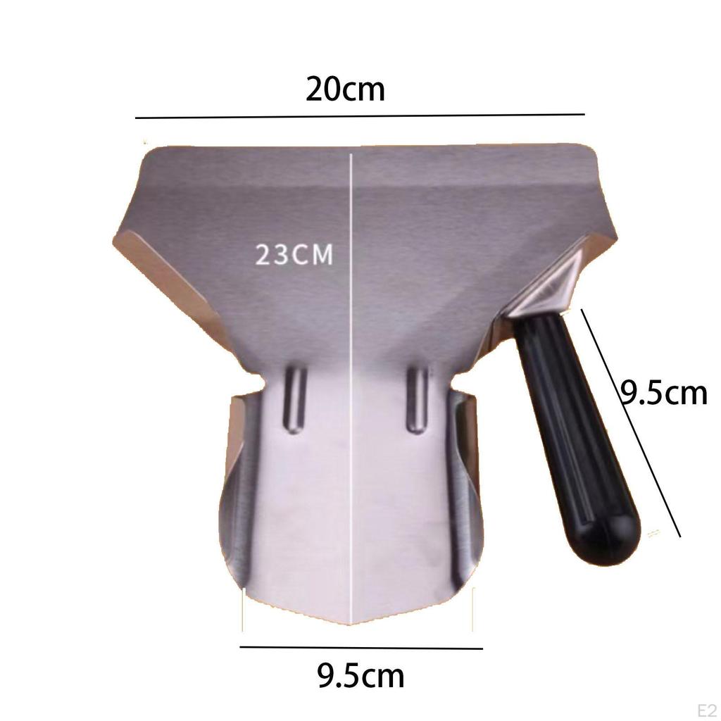 French Fry Scoop Popcorn Right Handed Quick Filling Tool Bagger Scooper Chips for