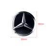 60mm Car Styling Wheel Center Hub Cap Sticker Auto Accessories Decals For Mercedes Benz AMG W124 W202 W203 W204 W210 W211 W212
