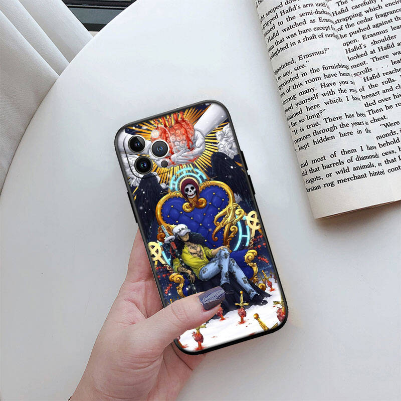 MH117 Чехол для телефона One Piece Law для iPhone 7 8 11 12 13 14 15 16 17 16E XS Pro Max XR X SE Air