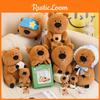 Cartoon Keychain Capybara Plush Dolls Pendant Childrens Toys Birthday Gifts