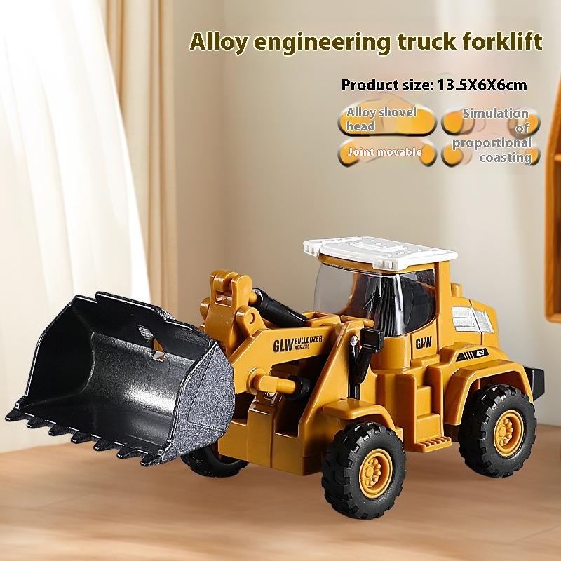 Сплав Моделирование Инженерный кран Башенный кран Модель автомобиля Подарочные украшения для торта Детские игрушки