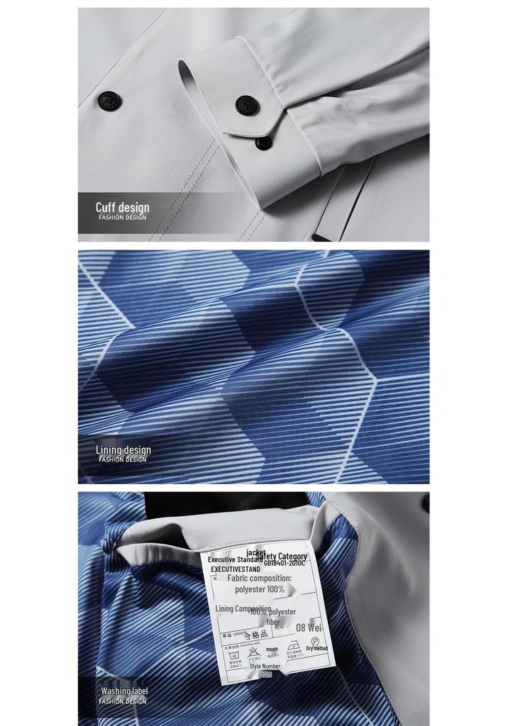 Мужская легкая куртка в стиле business casual, весна/осень 2025