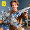 TOYLINX Космический Истребитель Модель из Кубиков 1271 Деталь Moc Строительные Блоки Образовательные Игрушки Подарки на День Рождения Рождественские Подарки для Детей