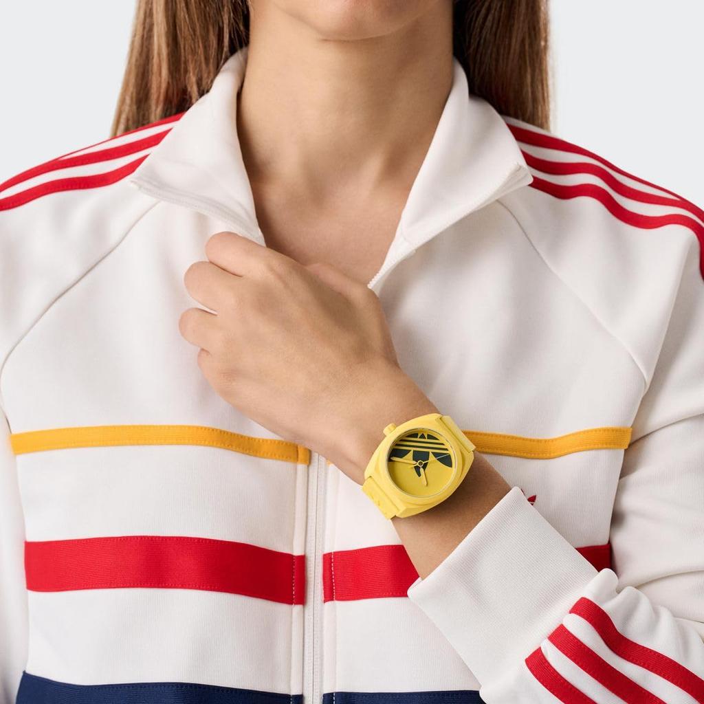 originals Unisex Adidas Project Three 3 ATM water mineral yellow ceramic [adidas watch] wristwatch, AOST25542, quartz, resistance, glass, dial, [used