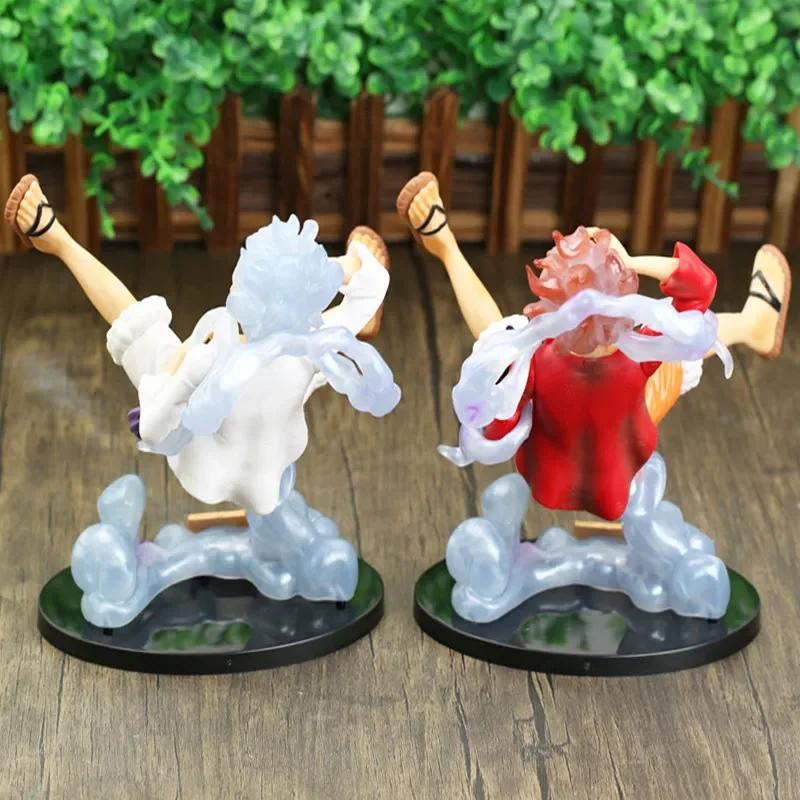 Аниме One Piece Луффи, фигурка в режиме Gear 5, бог солнца Ника, 18 см, ПВХ, коллекционная модель, кукла, игрушка для детей, подарок.