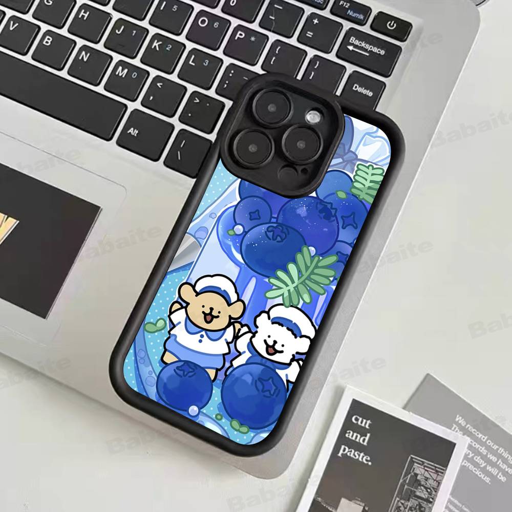 Maltese Cute Line Puppy Dog For IPhone 17 Pro Max 16 15 14 13 12 11 Plus Black Soft Phone Cover