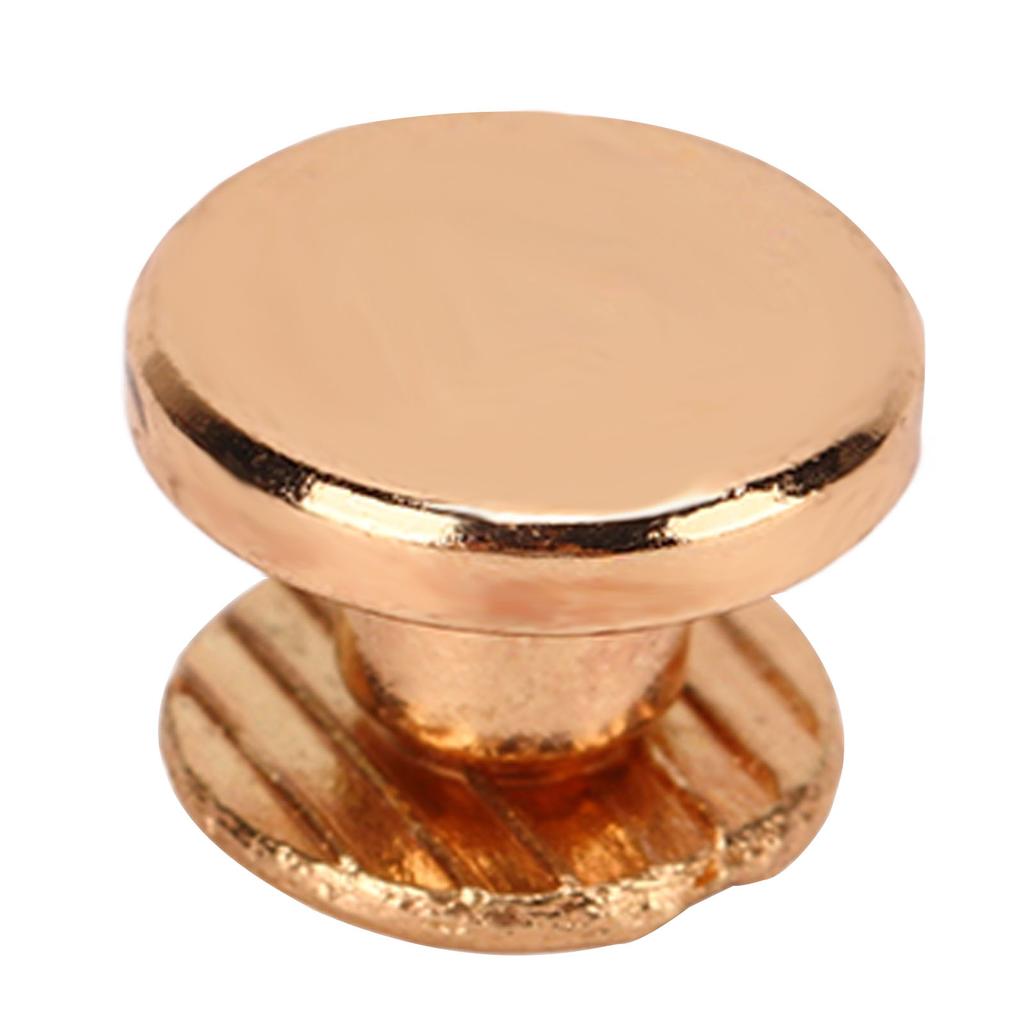 200 Set Book Binding Screw 9x5mm Hard Thick Brass Material Uniform Coating Binding Screws Assorted Kit for Photo Album