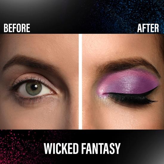 FACESCANADA 4 в 1 Quad Eyeshadow Palette Powder-Wicked Fantasy 03, 4.8G|Мерцающие и матовые оттенки|Квартет теней для век с сатиновым матовым финишем|Интенсивный пигмент