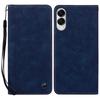 For Samsung Galaxy S25 Edge Case Lines Pattern Wallet Leather Phone Cover with Strap