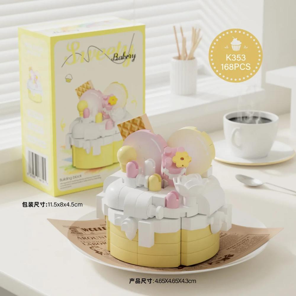 Подарок на день рождения Конфета Мини-блок Торт Микро Строительный блок для взрослых 3D-модель Обучающие кирпичики для детей Девочек от 6 до 12 лет