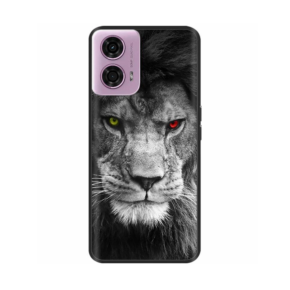 Painted Cover For Motorola Moto G04 Soft Silicone Phone Case For Moto G04 Back Cover MotoG04 XT2421-2 Shockproof Shell Para Etui