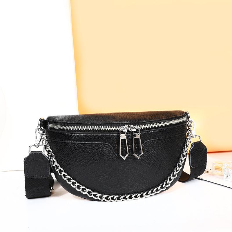 Кожаная сумка Four Seasons, сумка через плечо из телячьей кожи, поясная сумка, прямые поставки, женская сумка, трендовая женская сумка