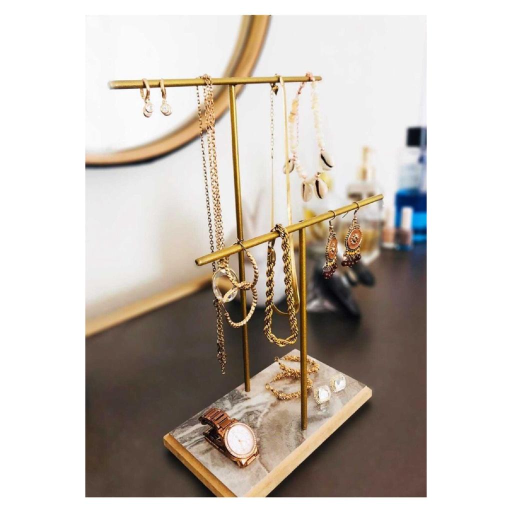 Gold Gold Gold Jewelry Stand, Integration, Early, Bracelet, Necklace Set, Jewelry Cabinet Editor