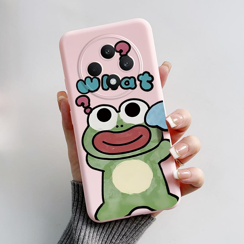 Чехол для OPPO Reno 12 FS 5G Медведь Лягушка Силиконовый Мягкий Чехол для Телефона для Oppo Reno 12 F Чехлы Reno12 FS Reno12FS 12 F 12F 12FS 4G 5G