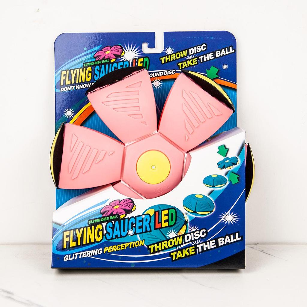 Luminous Elastic Magic Flying Saucer Ball - Children's Outdoor Step-on Toy