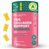 Carbamide Forte Veg Collagen Support Gummies, 60 Gummies | Collagen Supplements for Women & Men for Skin & Hair250 Grams