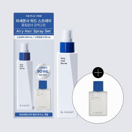 B.READY Airy Hair Spray 200ml Special (+ 90ml Grooming Tonic Provided)