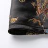 Женские топы Cheongsam, традиционный традиционный китайский дракон с вышивкой, открытая спина, Холтер, винтажный вечерний укороченный топ с запахом, жилет