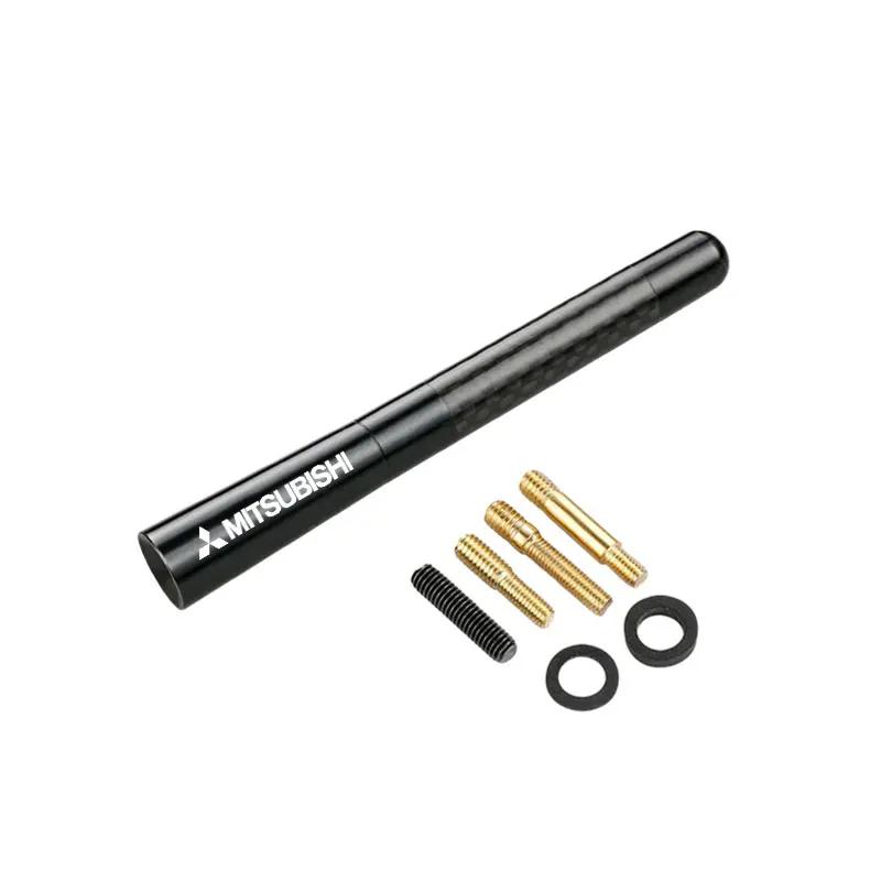 8/12CM Car Roof Radio Antenna for Mitsubishi Ralliart Lancer ASX Pajero Outlander Eclipse Carbon Fiber Signal Aerial Sticker